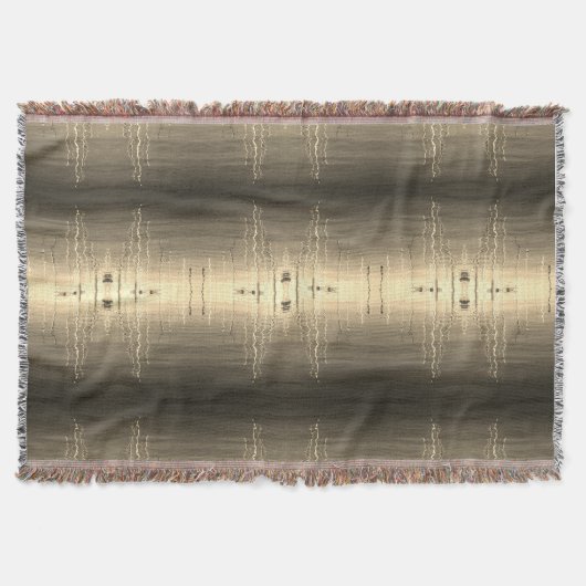 Drog Blanket met meerdere kleuren Fringe, lui Warm Deken (Voorkant)