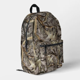Droge Bladeren Camo voor Jagers Bedrukte Rugzak