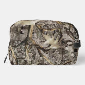 Droge Bladeren Camo voor Jagers Toilettasje (Achterkant)
