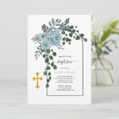 Droge blauwe bloemen en bloembokjes voor oraal geb kaart (Staand voorkant)