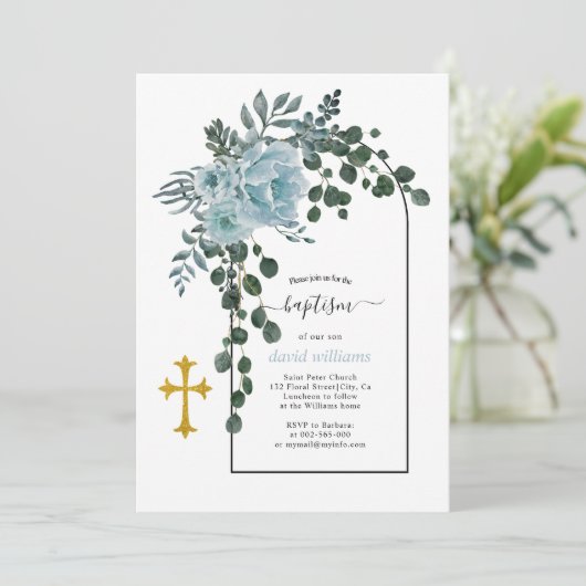 Droge blauwe bloemen en bloembokjes voor oraal geb kaart (Staand voorkant)