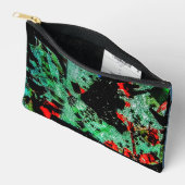 Droge bloem abstracte accessoires zakje etui (Open)