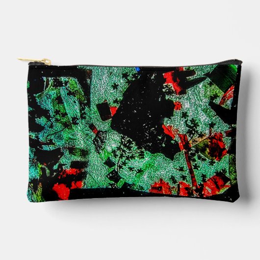 Droge bloem abstracte accessoires zakje etui (Voorkant)