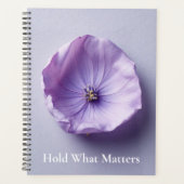 Droge Bloemblad Conservering | Delicate Botanische Planner (Voorkant)