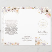 Droge bloemen brochure (Voorkant / Achterkant)
