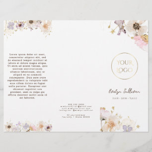 Droge bloemen brochure