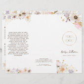Droge bloemen brochure (Voorkant / Achterkant)