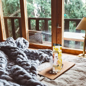  Droge Bloemen Foto Montage & Tekst Thermosbeker