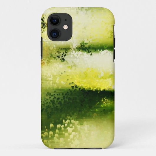Droge bloemen in de regen - schildert iPhone Case (Achterkant)