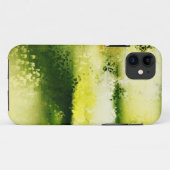 Droge bloemen in de regen - schildert iPhone Case (Achterkant (horizontaal))