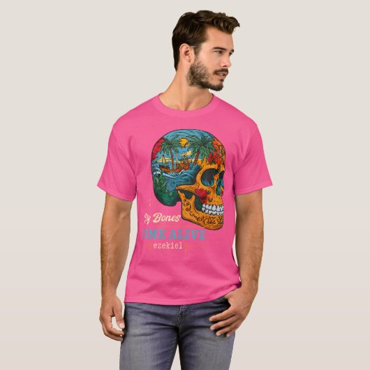 Droge Botten komen tot leven Art Floral Natuur Sku T-shirt (Voorkant volledig)
