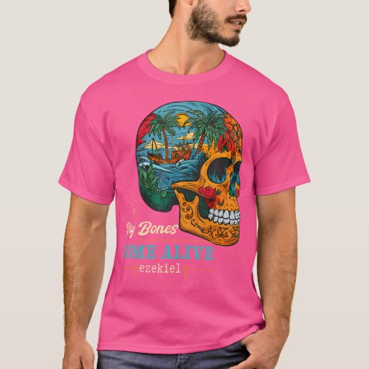 Droge Botten komen tot leven Art Floral Natuur Sku T-shirt (Voorkant)