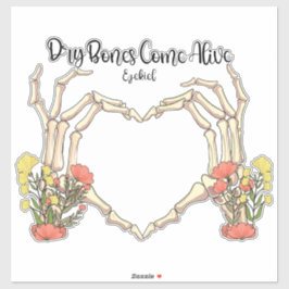 Droge Botten komen tot leven Ezechiël Christelijke Sticker