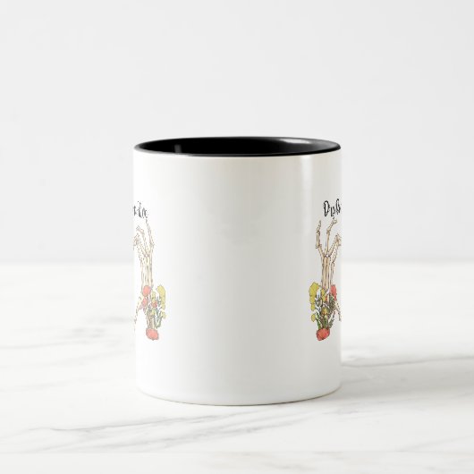 Droge Botten komen tot leven Ezechiël Christelijke Tweekleurige Koffiemok (Center)