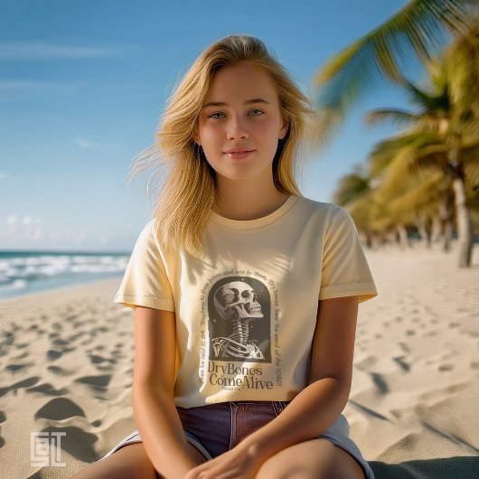 Droge Botten komen tot leven Ezekiel NOTW Christel T-shirt