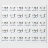 Droge Botten komen tot leven Grappig Christelijk H Cadeaupapier (Vlak)