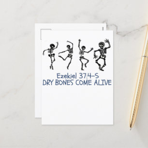 Droge Botten komen tot leven Grappig Christelijk H Feestdagenkaart