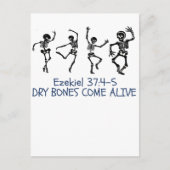 Droge Botten komen tot leven Grappig Christelijk H Feestdagenkaart (Voorkant)