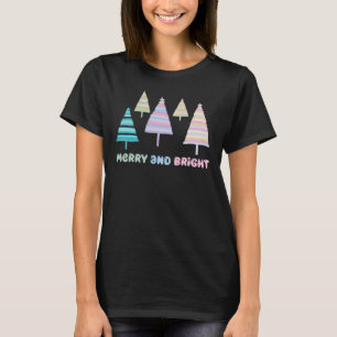Droge en heldere kerstboom t-shirt