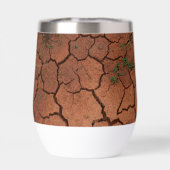 Droge, gebarsten grond (Achterkant)