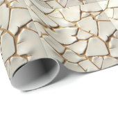 droge gebarsten grondstructuur cadeaupapier (Rol Hoek)