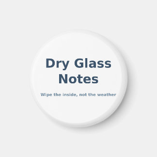 Droge Glasnotities — Condensatieseizoen Magneet
