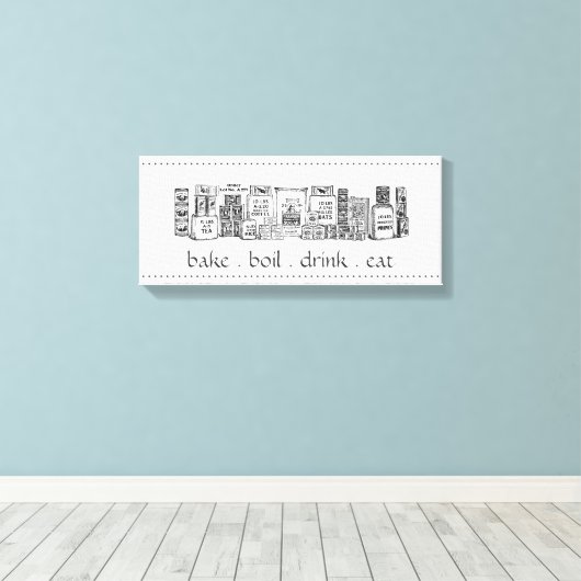  Droge Goederen Canvas Kunst (Insitu (Houten vloer))