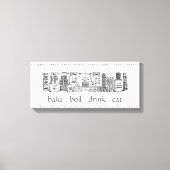  Droge Goederen Canvas Kunst (Voorkant)