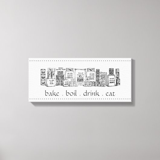  Droge Goederen Canvas Kunst (Voorkant)