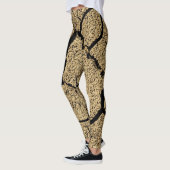 Droge grond met gekraakte aarde in droogte leggings (Links)