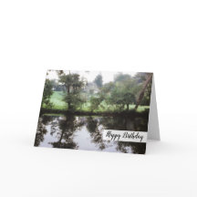 Droge Happy Birthday Princess Castle Scenery