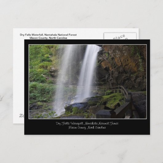 Droge Herfsten Waterval Briefkaart (Voorkant / Achterkant)