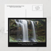Droge Herfsten Waterval Briefkaart (Voorkant / Achterkant)