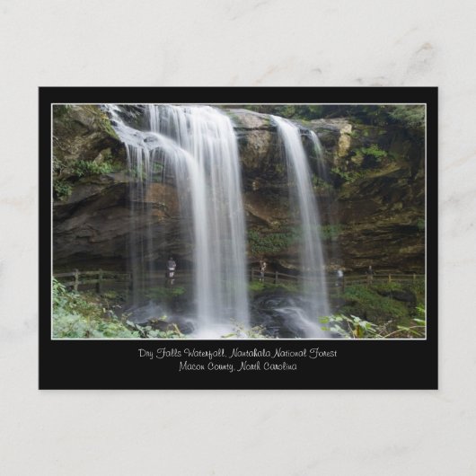 Droge Herfsten Waterval Briefkaart (Voorkant)