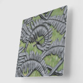 Droge ijzerklok vierkante klok (Hoek)