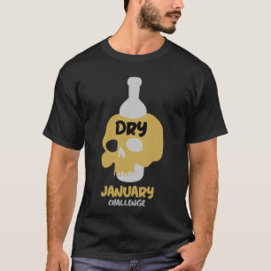 Droge Januari Nuchterheid Uitdaging Steun Cadeaus T-shirt
