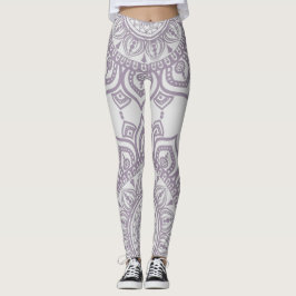 Droge kleur van passievruchten Yoga-werkout paars Leggings