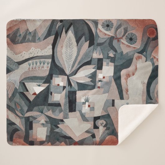Droge koelere tuin | Paul Klee | Sherpa Deken (Voorkant (horizontaal))