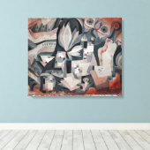 Droge Koeltuin | Paul Klee | Canvas Afdruk (Insitu (Houten vloer))