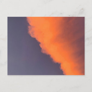 Droge, magische wolken in droomachtige, magische k briefkaart