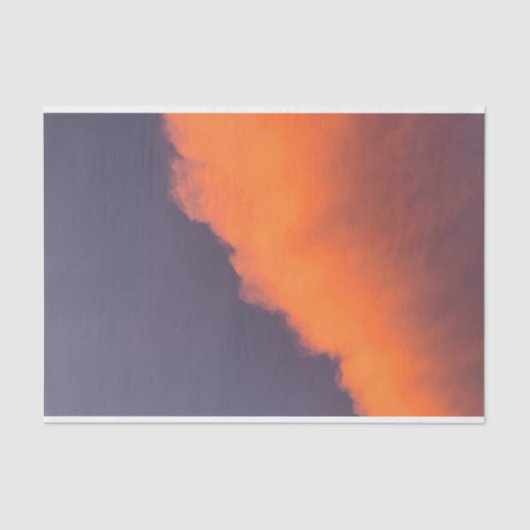 Droge, magische wolken in droomachtige, magische k tissuepapier (Voorkant)