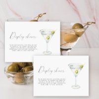 Droge Martini Bruidsfeest Display douche