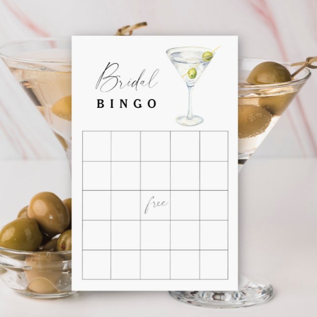 Droge Martini Bruiloft bingo spel (Creator heeft geüpload)