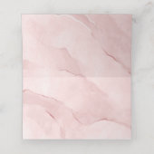 Droge oliage Wedding Table Blush Pink ID817 Plaatskaartje (Binnenkant ongevouwen)