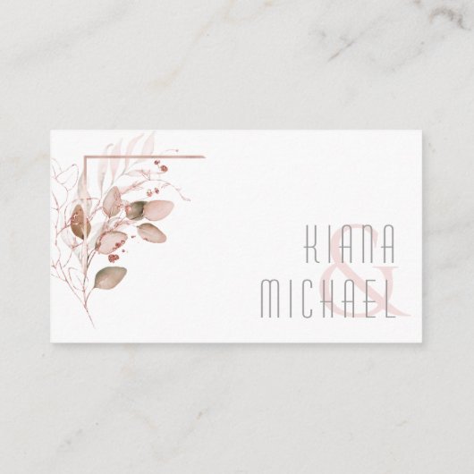 Droge oliage Wishing Well V3 Blush Pink ID817 Informatiekaartje (Achterkant)