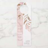 Droge olierijter Blush Pink ID817 fles Hang. Flessenhanger (Voorkant)