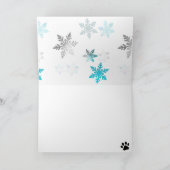 Droge Pitmas Feestdagen Kaart (Binnen)