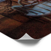 Droge reiniger - de wasruimte poster (Hoek)