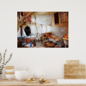 Droge reiniger - de wasruimte poster (Keuken)