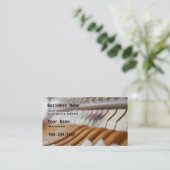 Droge reinigers of wasgoed visitekaartje (Staand voorkant)